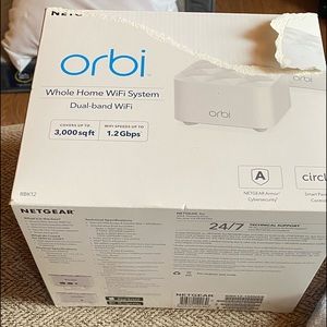 Net gear orbi wifi and router white